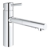 Baterie bucatarie Grohe Concetto cu dus dual spray extractibil crom - 1