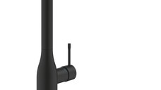 Baterie bucatarie Grohe Essence cu dus extractibil  pipa L  phantom black