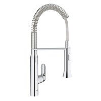 Baterie bucatarie Grohe K7 cu pipa flexibila  crom - 1