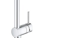 Baterie bucatarie Grohe Minta cu dus extractibil dual spray  pipa L  crom