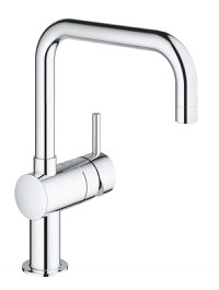 Baterie bucatarie Grohe Minta pipa U levier scurt crom - 1