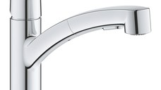 Baterie bucatarie Grohe Start cu dus extractibil dual spray  crom