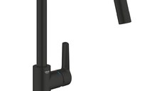 Baterie bucatarie Grohe Start cu pipa inalta U  matte black
