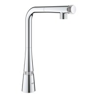 Baterie bucatarie Grohe Zedra SmartControl cu dus extractibil  pipa L  crom - 1