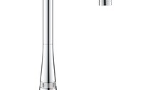 Baterie bucatarie Grohe Zedra SmartControl cu pipa L  dus extractibil  crom