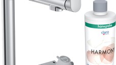 Baterie bucatarie Hansgrohe Aqittura M91 240 cu 3 cai si sistem filtrare  crom