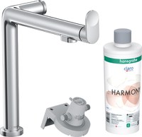 Baterie bucatarie Hansgrohe Aqittura M91 240 cu 3 cai si sistem filtrare  crom - 1