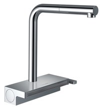 Baterie bucatarie Hansgrohe Aquno Select M81 250  dus extractibil  doua tipuri de jet  sBox si strecuratoare multifunctionala - 1