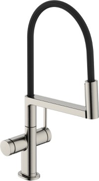 Baterie bucatarie Hansgrohe Talis Select M54 PowderSpray 3jet  Semi-Pro  inox - 1