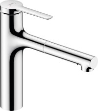 Baterie bucatarie Hansgrohe Zesis M33 160  dus extractibil cu 2 tipuri de  jet  crom - 1