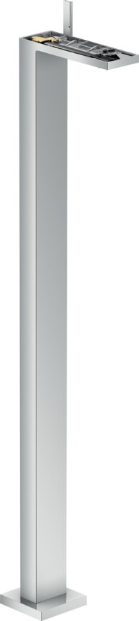 Baterie cada cu montaj pe pardoseala Hansgrohe Axor MyEdition ventil click-clack fara placa superioara necesita corp ingropat crom - 1