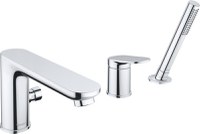 Baterie cada Duravit Wave din 3 elemente  montaj pe cada  crom - 1