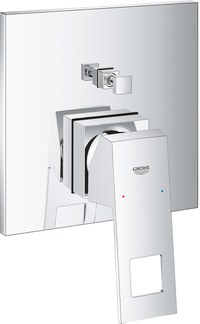 Baterie cada - dus Grohe Eurocube cu montaj incastrat  necesita corp ingropat  crom - 1
