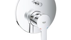 Baterie cada - dus Grohe Lineare cu montaj incastrat  necesita corp ingropat  crom