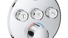Baterie cada - dus Grohe SmartControl Round cu 3 functii  montaj incastrat  necesita corp ingropat  crom