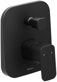 Baterie cada - dus Ravak Concept 10° TD F 061.20 cu montaj incastrat  black - 1