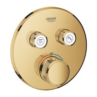 Baterie cada - dus termostatata Grohe Grohtherm SmartControl Round  montaj incastrat  necesita corp ingropat  cool sunrise - 1