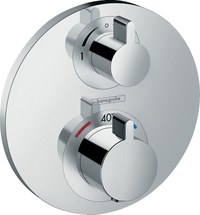Baterie cada - dus termostatata Hansgrohe Ecostat S cu montaj incastrat necesita corp ingropat - 1