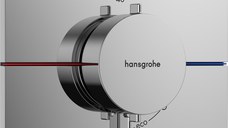 Baterie cada - dus termostatata Hansgrohe ShowerSelect Comfort E cu 2 functii  montaj incastrat  necesita corp ingropat  crom