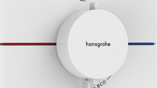 Baterie cada - dus termostatata Hansgrohe ShowerSelect Comfort E cu montaj incastrat necesita corp ingropat alb mat