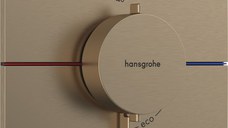 Baterie cada - dus termostatata Hansgrohe ShowerSelect Comfort E cu montaj incastrat necesita corp ingropat bronz periat