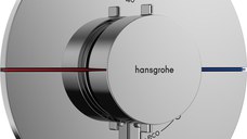 Baterie cada - dus termostatata Hansgrohe ShowerSelect Comfort S cu 2 functii montaj incastrat necesita corp ingropat crom