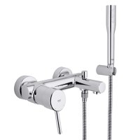 Baterie cada Grohe Concetto cu para  furtun si agatatoare de dus - 1