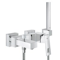 Baterie cada Grohe Eurocube cu para  furtun si agatatoare de dus - 1