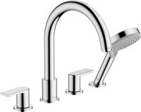 Baterie cu montaj pe cada Hansgrohe Vernis Shape cu 4 elemente  crom - 1