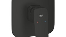 Baterie dus Grohe Cubeo cu montaj incastrat  necesita corp ingropat  matte black