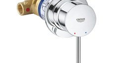 Baterie dus Grohe Essence cu montaj incastrat  include corp ingropat  crom