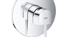 Baterie dus Grohe Plus cu montaj incastrat  necesita corp ingropat  crom