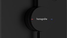 Baterie dus Hansgrohe DuoTurn Q cu montaj incastrat  necesita corp ingropat  negru mat