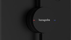 Baterie dus Hansgrohe DuoTurn Q cu montaj incastrat necesita corp ingropat negru mat