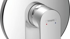 Baterie dus Hansgrohe Rebris S montaj incastrat  necesita corp ingropat  crom