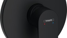 Baterie dus Hansgrohe Rebris S montaj incastrat  necesita corp ingropat  negru mat