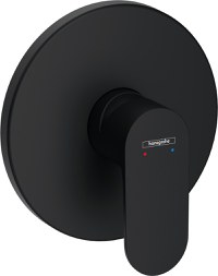 Baterie dus Hansgrohe Rebris S montaj incastrat  necesita corp ingropat  negru mat - 1