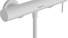 Baterie dus Hansgrohe Tecturis S  alb mat