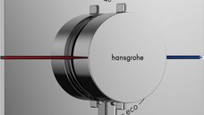 Baterie dus termostatata Hansgrohe ShowerSelect Comfort E cu montaj incastrat necesita corp ingropat crom