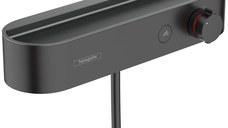 Baterie dus termostatata Hansgrohe ShowerTablet Select 400  negru mat