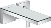 Baterie lavoar Axor MyEdition cu pipa 221mm  montaj incastrat  necesita corp ingropat  crom/sticla oglinda - 1