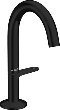Baterie lavoar Axor ONE Select 140  ventil push-open  negru mat - 1