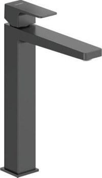 Baterie lavoar Duravit Manhattan XL pentru lavoare tip bol  fara ventil  negru mat - 1