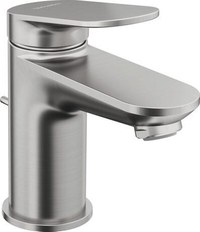 Baterie lavoar Duravit Wave S  ventil pop-up  inox periat - 1