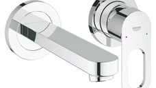 Baterie lavoar Grohe BauLoop din 2 elemente  proiectie 171mm  crom