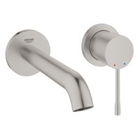 Baterie lavoar Grohe Essence M din 2 elemente  de perete  necesita corp ingropat  supersteel - 1