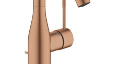 Baterie lavoar Grohe Essence M  ventil pop-up  brushed warm sunset