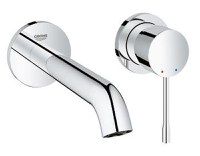 Baterie lavoar Grohe Essence New M din 2 elemente  de perete  montaj incastrat  necesita corp ingropat - 1