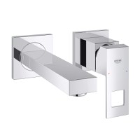 Baterie lavoar Grohe Eurocube de perete  fara ventil  montaj incastrat - parte exterioara  necesita corp ingropat pentru functionare - 1