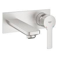 Baterie lavoar Grohe Lineare de perete  montaj incastrat  necesita corp ingropat  supersteel - 1